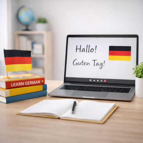 Intensive German Program: 5 Hours of Live and Flexible Classes